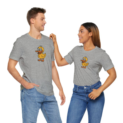 Cute Duck Graphic Tee for Animal Lovers, Unisex T-Shirt, Funny Gift Idea, Casual Wear, Summer Outfit