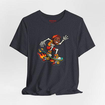 Skateboard Skeleton Tee