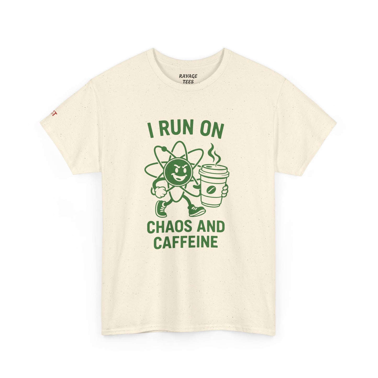 Caffeine Chaos Tee - Fun Unisex Shirt for Coffee Lovers