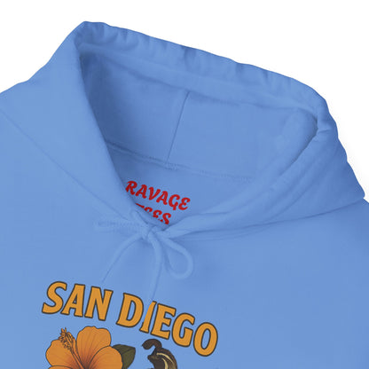 SAN DIEGO Unisex Hoodie – Cozy Sweatshirt, Casual Travel Souvenir, Relaxed Streetwear Gift for Nature & City Lovers