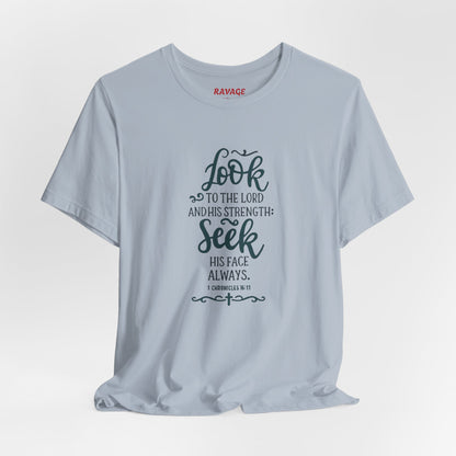 Seek His Guidance Tee: Inspirational Faith Quote Unisex T-Shirt
