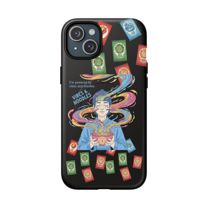 Noodle Lover Phone Case: Vibrant Cute Foodie Magnetic Anime Style