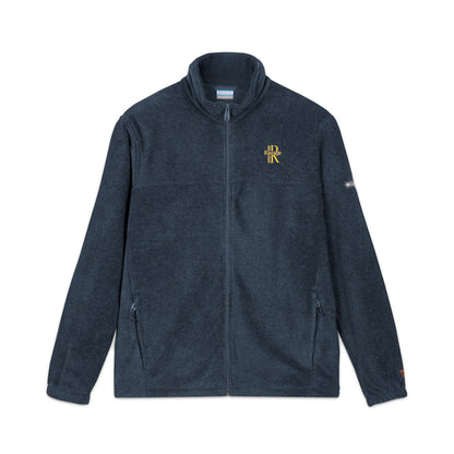 Ravage Charcoal Fleece Jacket — Gold Embroidered Logo