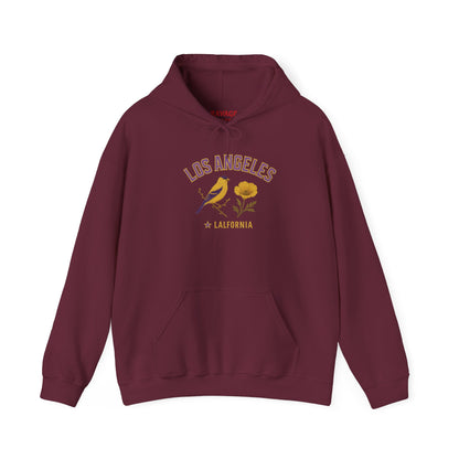 LOS ANGELES Vintage Hoodie | Retro Style Hooded Sweatshirt, Cozy Fall & Winter Wear, Travel Gift for Atlanta Lovers